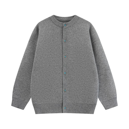 Colorful Button Minimalist Cardigan Sweater Casual Knitwear Outerwear