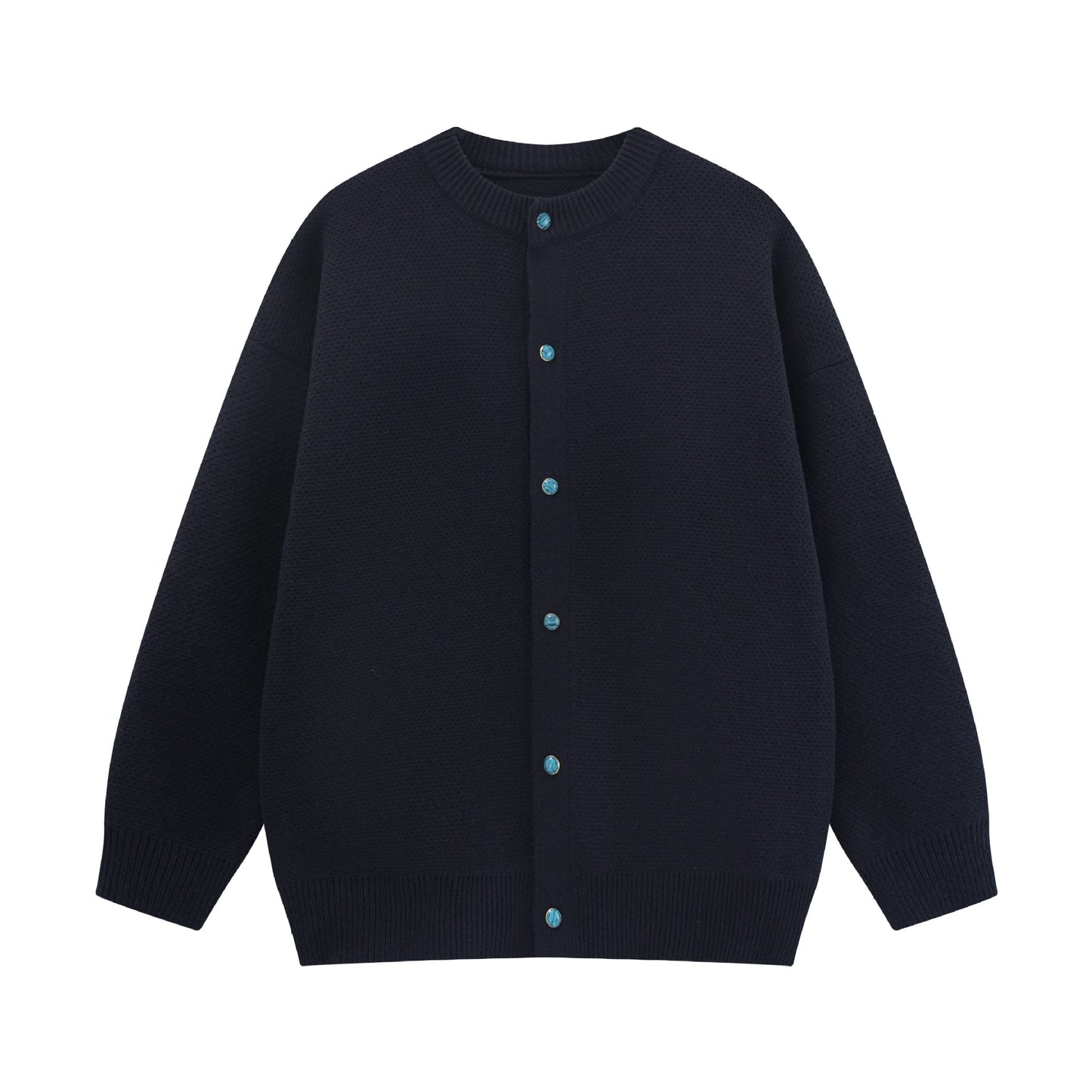 Colorful Button Minimalist Cardigan Sweater Casual Knitwear Outerwear